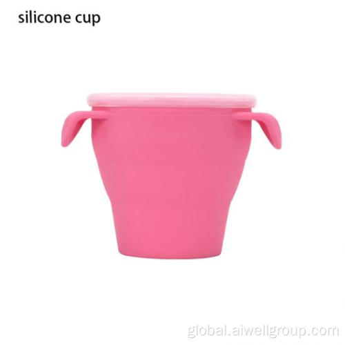 Baby Silicone Snack Cup Food Grade Silicone Baby Learning Cup Factory